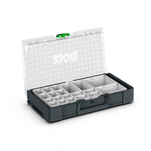 bott Systainer³ Organizer L 89 salkku 20 laatikolla L508 × S296 × K89 mm