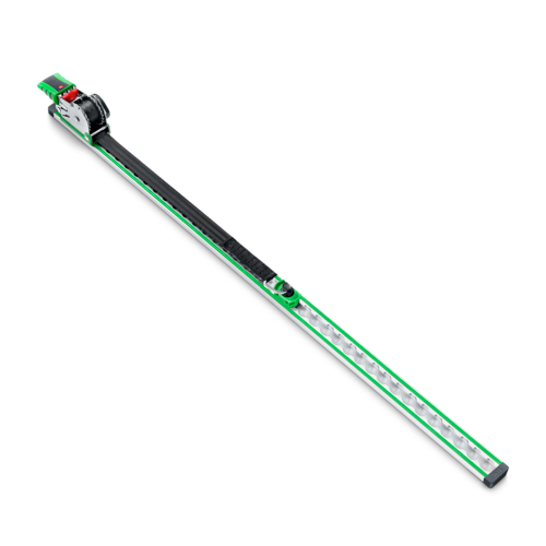 bott sidontaliina 2000 x 25 mm automaattisella kelauksella, 1000 mm kuormankiinnityskiskolla, 125 daN